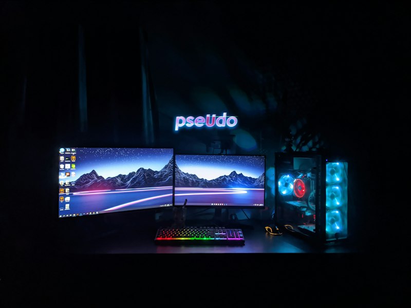 Arcade cabinets aglow